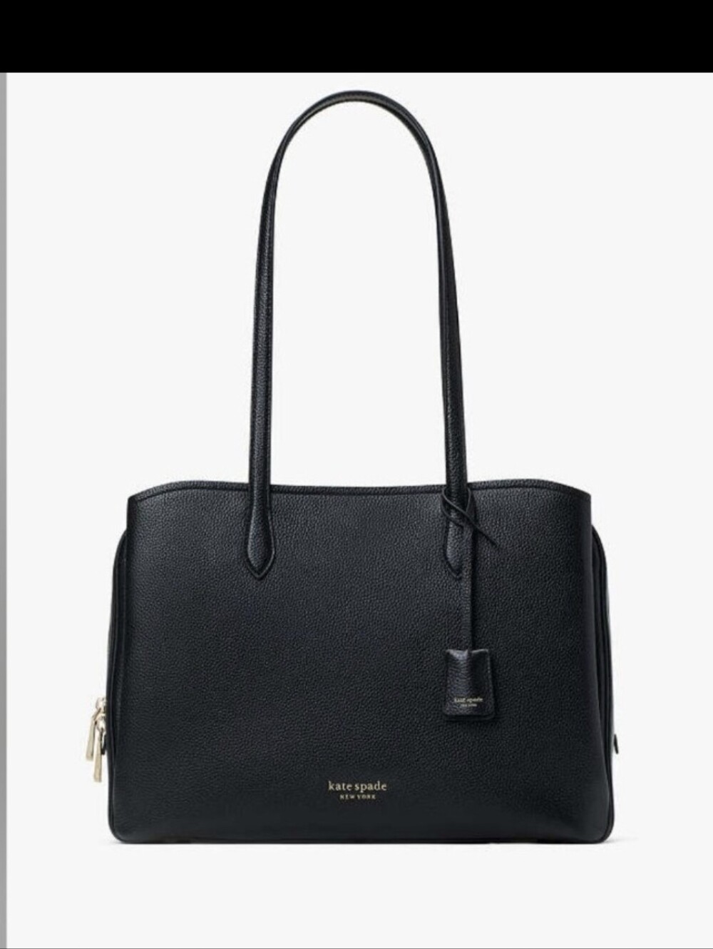 NWT Kate Spade Hudson Large Work Tote, Black